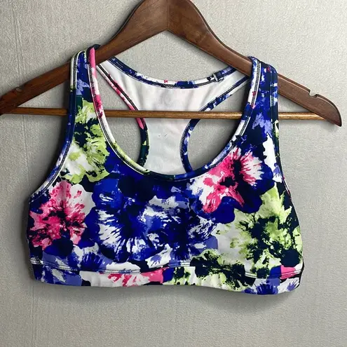 Gap  Fit multi colored sports bra size large