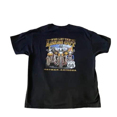 Alstyle Apparel Western Adventure Black Women's Graphic Tee T