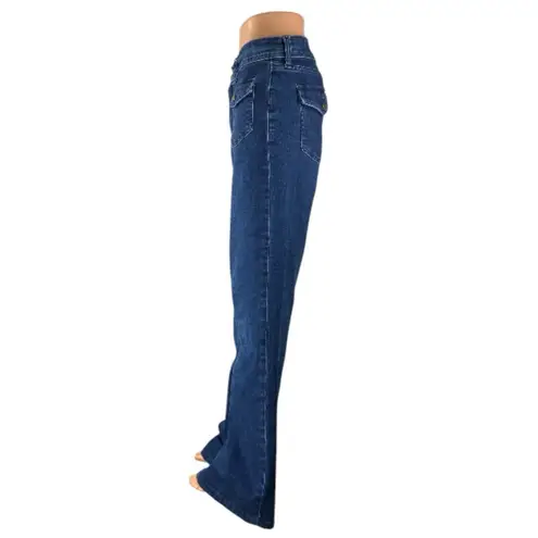 Gap  70s Flare Women's Blue Dark Wash High Rise Bootcut Denim Jeans Size 31