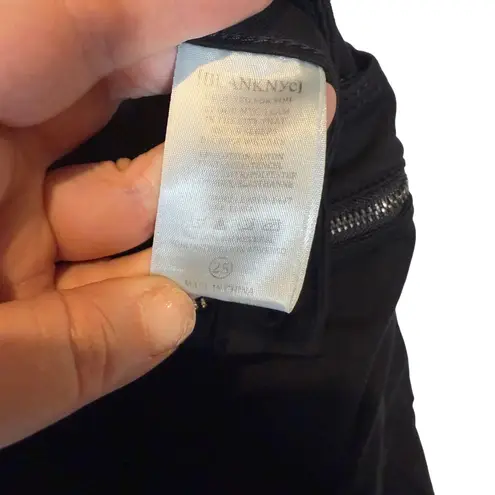 BLANKNYC Black Skinny Moto Pants Zippers Ankle Zip Women's Size 25 Whimsygoth