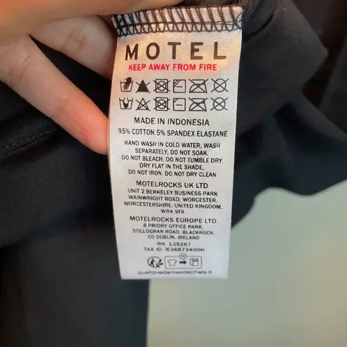 Motel Dress Jinsuen Size Medium Black Mini Classic Little Black Dress