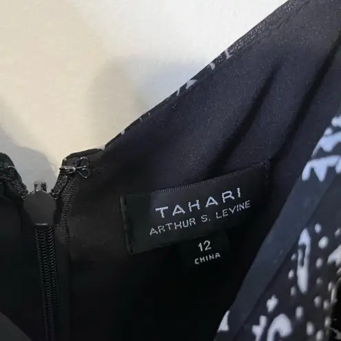 Tahari by Arthur S. Levine Paisley Cold Shoulder Jumpsuit 12