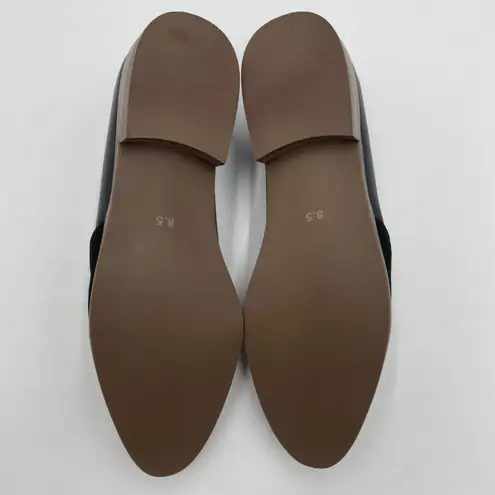 Betabrand City Skimmers Size 8.5 M Black Leather Uppers Slip-Ons Women Low Heel