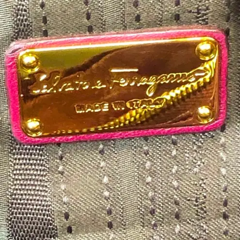 Salvatore Ferragamo Gancini Betulla Quilted Leather Side Pocket Shoulder Bag