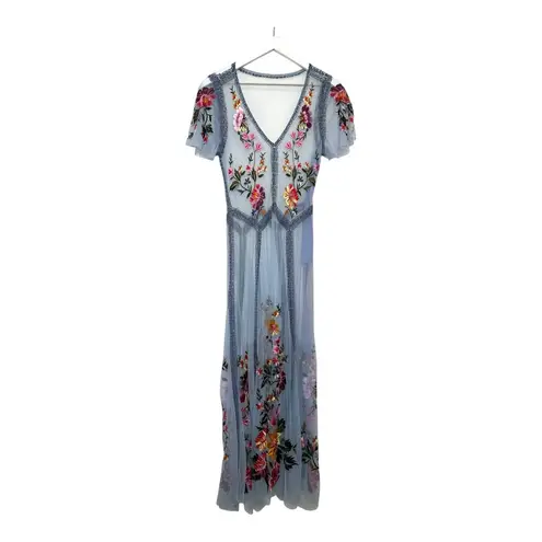Sundance Garden Soirée Embroidered Dress Maxi Dress Size SP