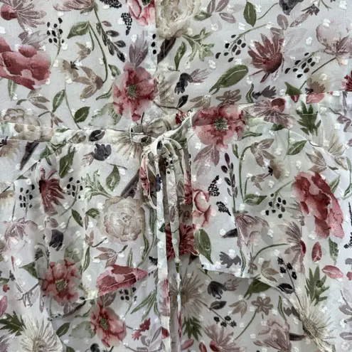 Matilda Jane Good Hart West Lynn Boho Floral Swiss Dot Midi Maxi Dress Size XL