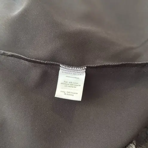 Rebecca Vallance Black Midi Skirt floral laser cutout assymetrical 6