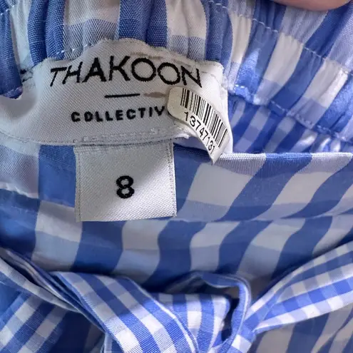 Thakoon Blue Gingham Faux
