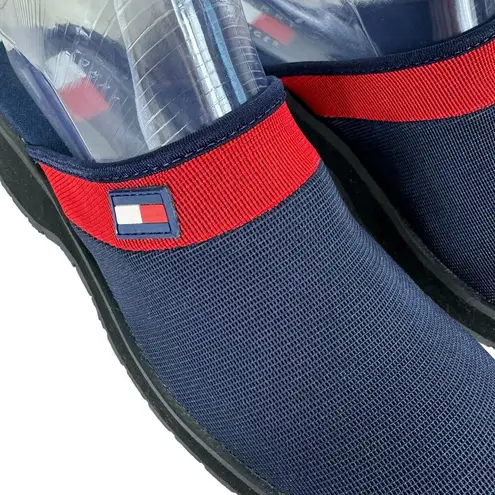 Tommy Hilfiger  NWOT Vintage Slip On Platform Mules Clogs Canvas Y2K 90s Size 9.5