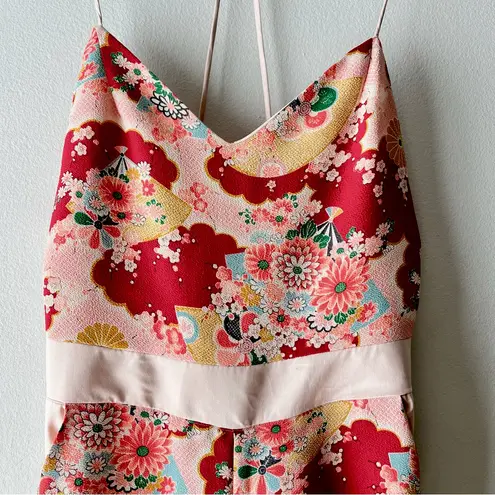 Vintage Wide Leg Jumpsuit•Sz see measurements! Red