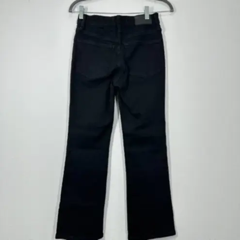 Madewell  Women's Size 25 Black Rinse Wash Kick Out Crop Jeans Casual Classic NWT