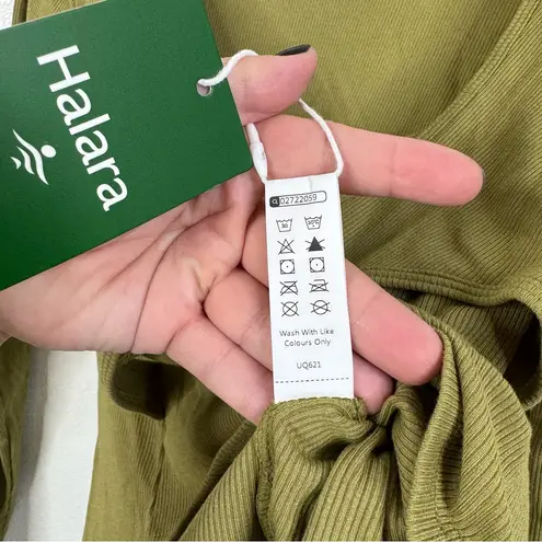 Halara  NWT Green Criss Cross Long Sleeve Top Size Xlarge - Image 7