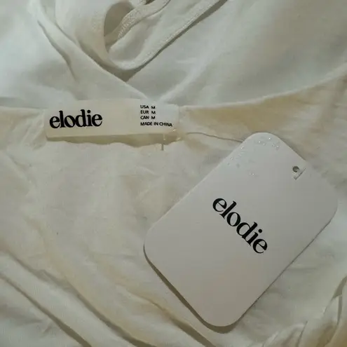 Elodie Ruched Long Sleeve Bodysuit - Ivory