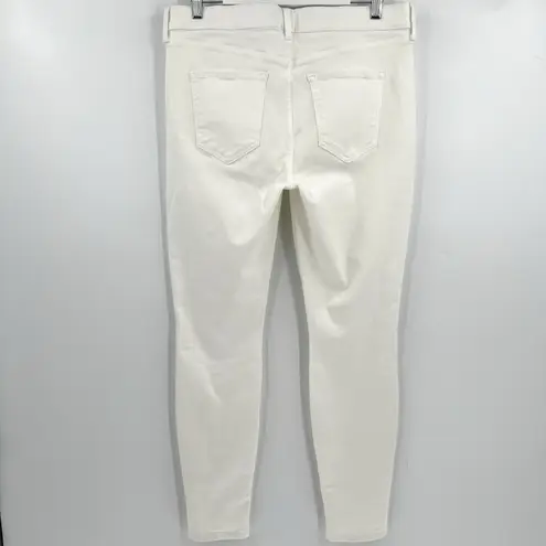 AYR The Chiller Jeans White Skinny Stretch High Rise Women’s Size 34x30 W34 L30