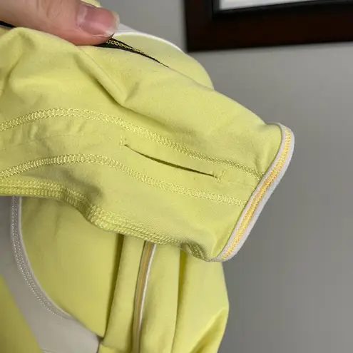 Lululemon  Athletica Bright Yellow Pull over Long Sleeve Top Size 6