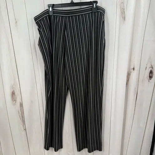 Susan Graver Women’s XLP Striped Stretchy Pull on Pants