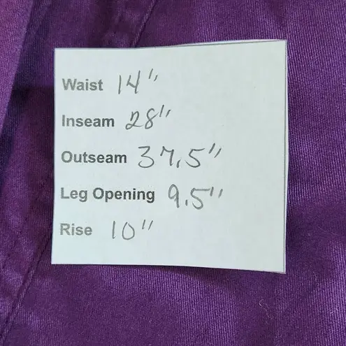 Life Threads Antimicrobial Purple Cargo Scrubs NWT Size Medium Petite