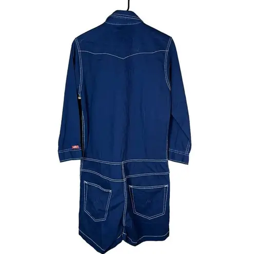 Denimist Dark Wash Button Down Cowboy Romper Size Medium NWT Blue