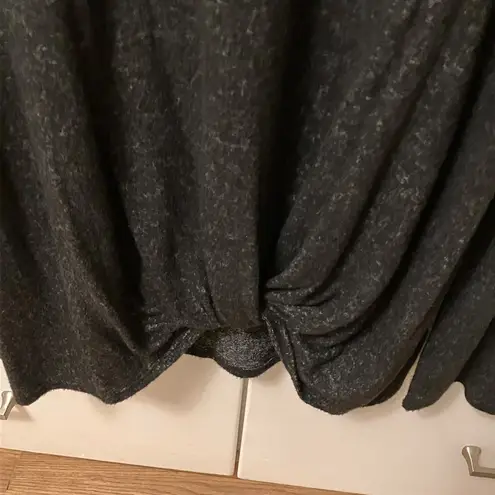 Gibson NWOT Womens Twist Hem Sweater - Black XL