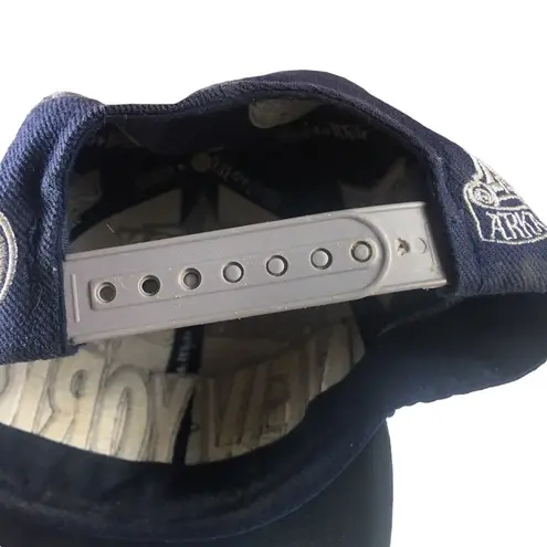 Black & White Colorblock New York Snap back baseball Hat Blue