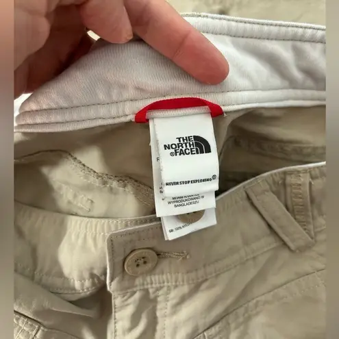 The North Face  Beige Hiking Shorts Size 4