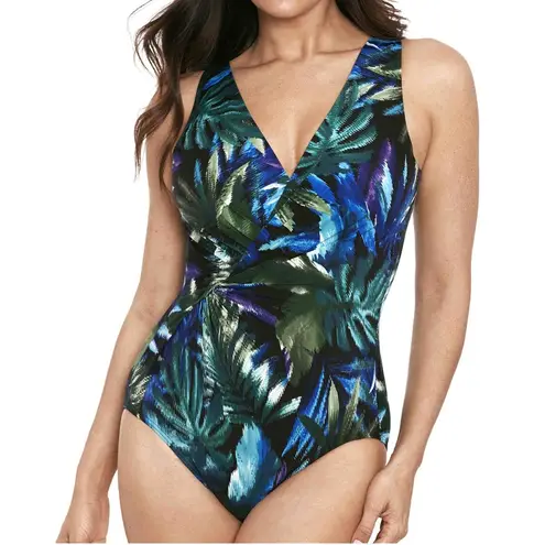 MiracleSuit Women's Useppa Esmerelda Underwire One-Piece Swimsuit Sz 12 70