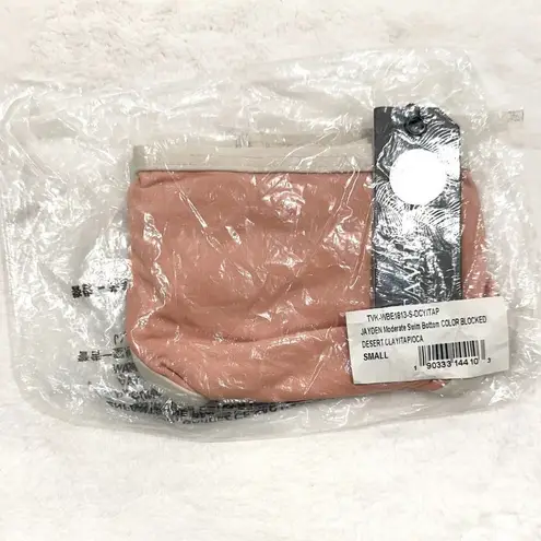 NWT Tavik Jayden Moderate Swim Bottom Color Blocked in Desert Clay/Tapioca