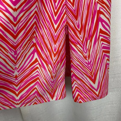 Jude Connally Pink&Orange Chevron Morgan Mini Golf Skort Sz.L Pink Size L