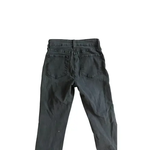 NYDJ Gray Black Two Tone Denim Jeggings Jeans Size 0