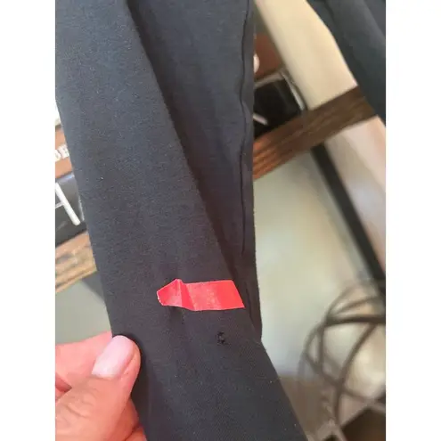 SER.O.YA Odessa Cut Out Open Bodysuit Black Womens Size Medium