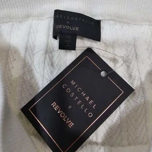 Michael Costello & REVOLVE Amaran Knit Pants in Ivory XS - Image 8