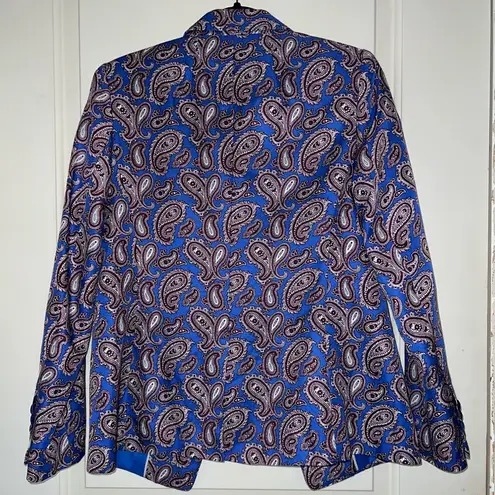 Banana Republic  Paisley Blazer Size 6 Like New!