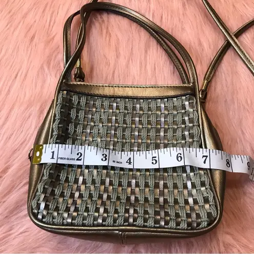 Liz Claiborne  Mini Metallic Tactical Crossbody Bag Purse