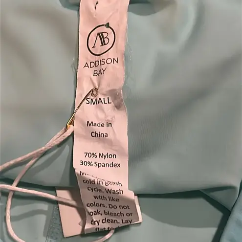 Addison Bay Womens Athletic Flounce Everyday Short Skort BL1 Baby Blue Small