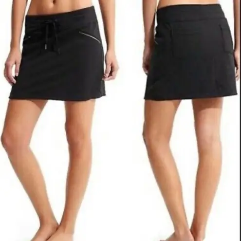 Athleta  Black Metro Skorts Skirt Size M 212468