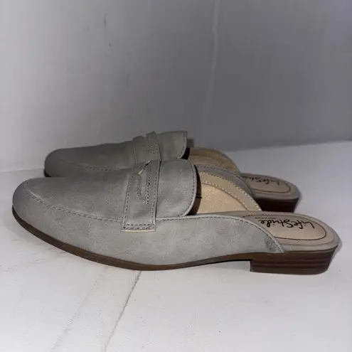 LifeStride Classic Designer Vegan Gray Old Money Minimalist Mule Shoes Size 8.5M