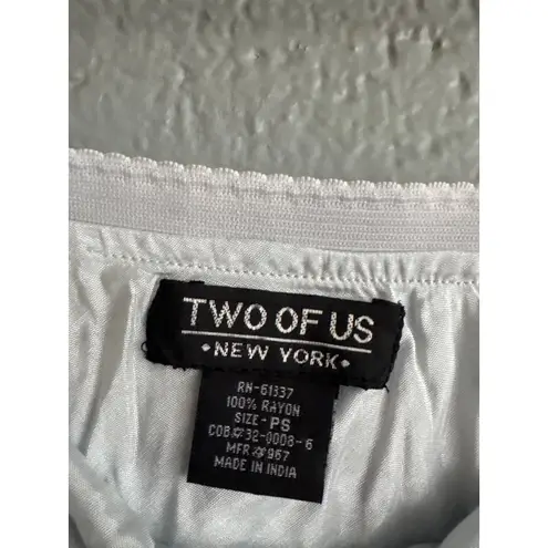 Vintage Y2K Women's Blue Floral Midi Skirt Cottagecore Prairie Boho size PS