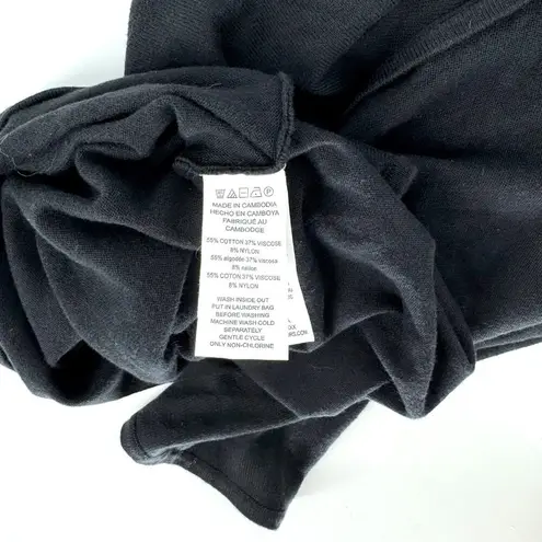 Michael Kors Lightweight Pullover Hoodie Black with Gold Accents Size XL