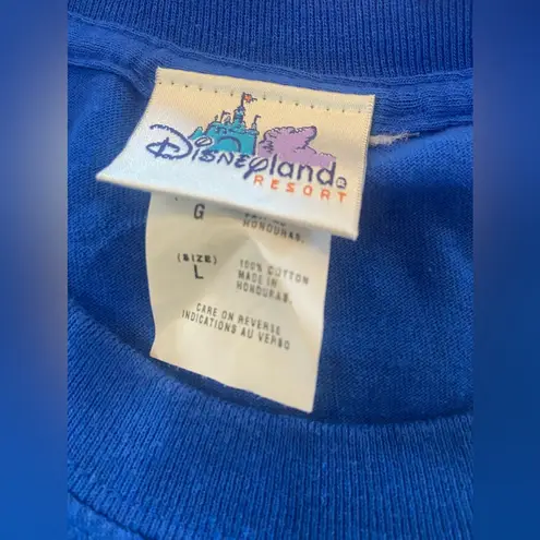 Disney  50th Anniversary Disneyland Resort Blue Short Sleeve T-Shirt Size Large