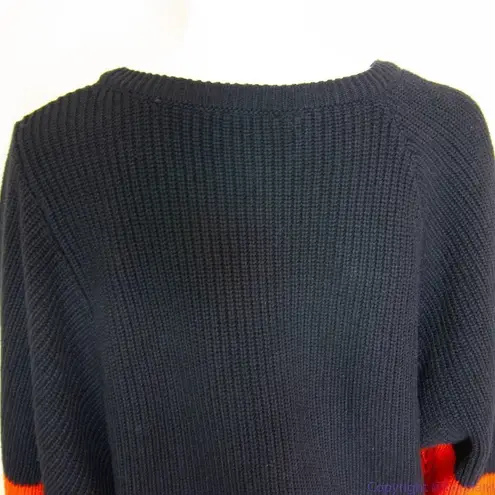 The Moon  & Madison women's color block cropped sweater, size M