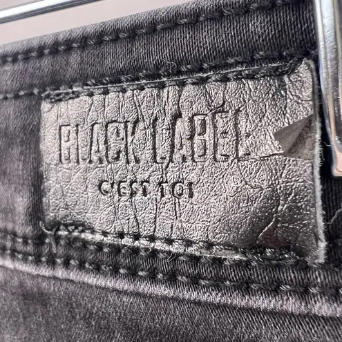 C’est Toi Black Label Jeans, Black Wash, Cotton Blend, High Rise Skinny Size undefined