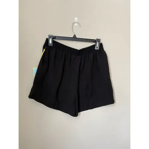 CeCe BRAND NEW Womens Casual Lightweight Drawstring Shorts in Black, Size: Small