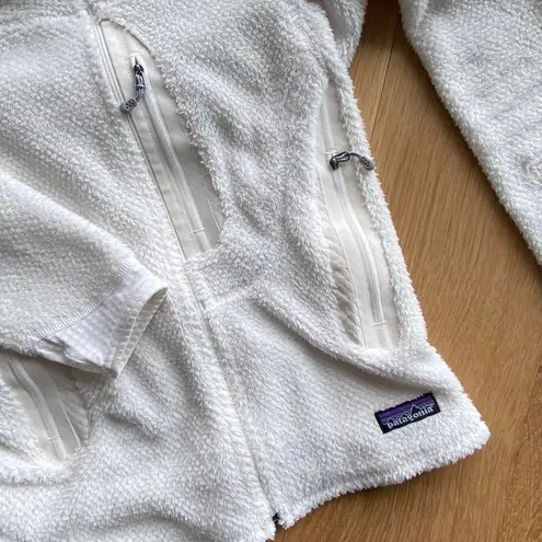 Patagonia Rare Snow White  Fuzzy Zip Up Fleece 🔥