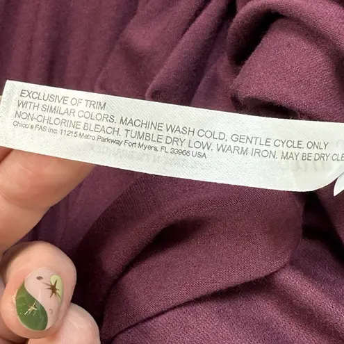 Soma Cool Nights Lace Trim Jersey Knit Midi Gown Slip Dress Size XL Cozy Luxury