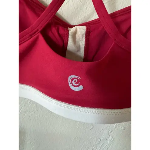 Johnny Was NWT Calme Endurance Cross Back Bra in Red Size L