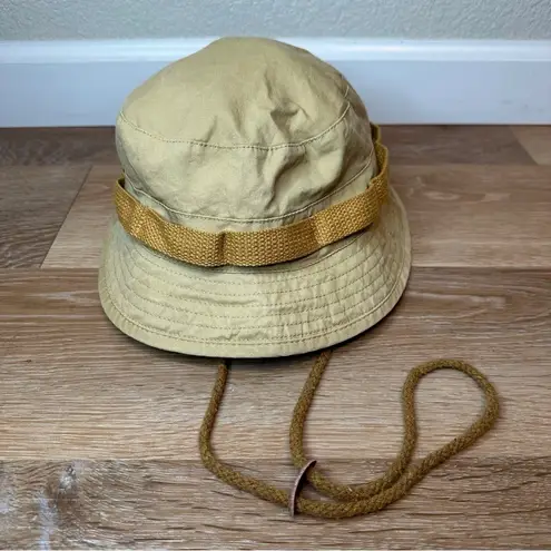 BDG Urban Outfitters  100% Cotton Women's Tan Bucket Hat with Drawstring