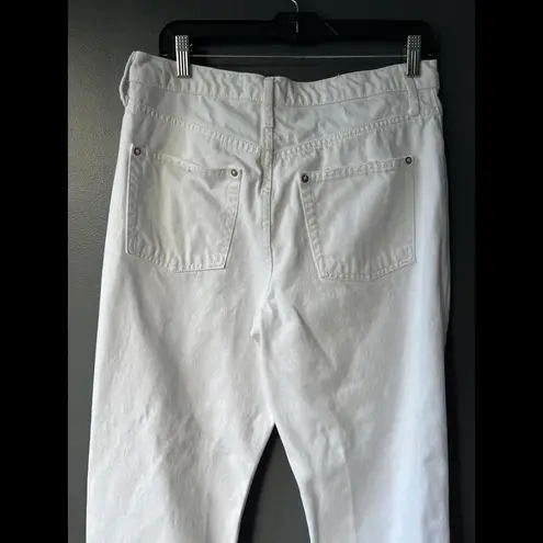 Free People size 29 White Distressed Boyfriend Jeans