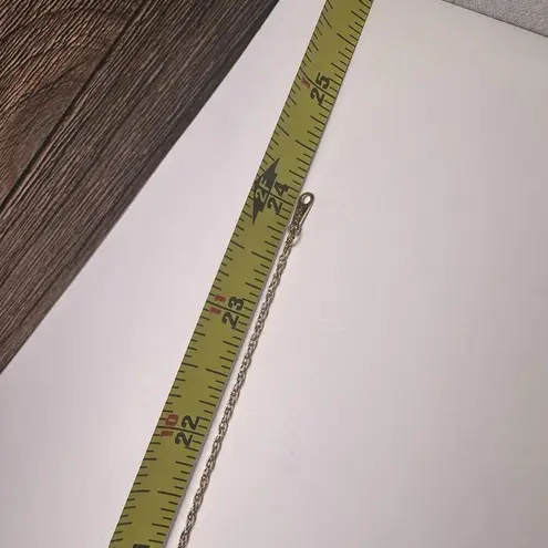 Avon Letter / Initial K Pendant Gold Tone Chain Necklace Signed 24 Inch