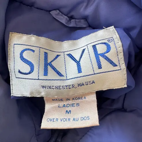 Vintage ‘80s Skyr Gray, Purple & Pink Full Zip Insulated Puffer Ski Jacket Gray Size M