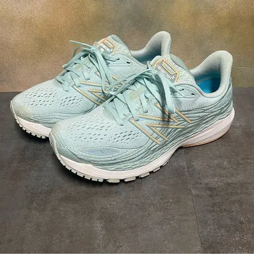 New Balance  Fresh Foam X 860v12 Blue/Mango Women's Wide Running Shoes Size 8D - Image 2